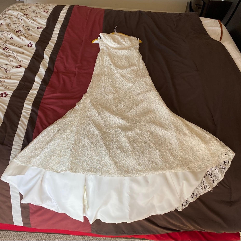 White maxi dress. Size xs